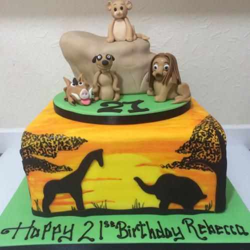 Lion King Birthday Cake