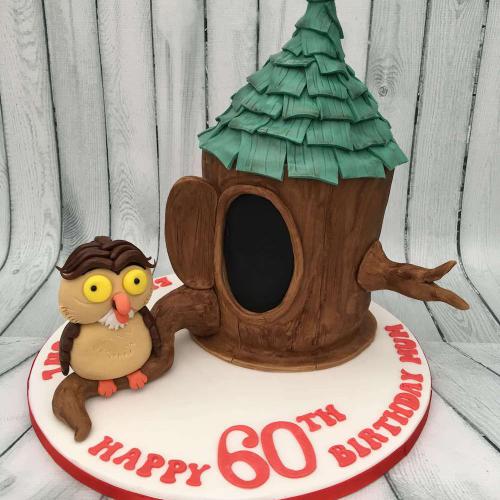 60th Birthday Owl Cake